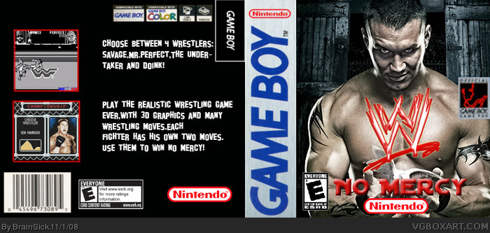 WWE No Mercy box art cover