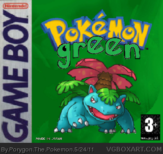 Pokemon Green Version box cover