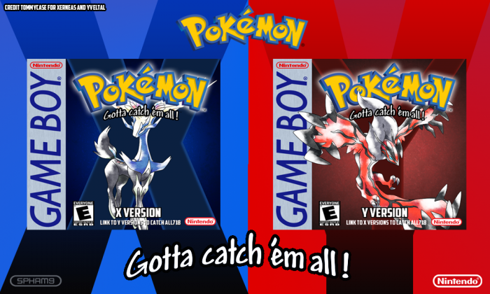 Pokemon X and Y Demake box art cover
