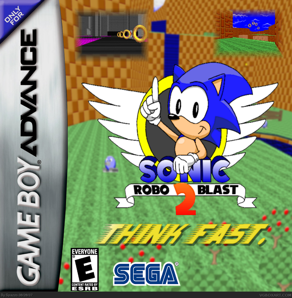 Sonic robo 2. Sonic Robo Blast 2. Srb2 обложка. Sonic SMCL Robo Blast 2 Mod. Геймбой 2002 картриджи Соник.