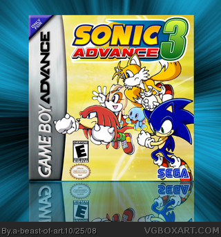 Sonic Advance 3 box art cover
