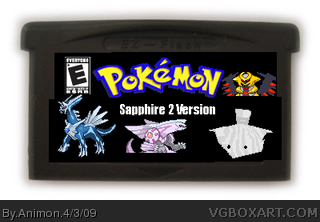Pokemon Sapphire 2 box cover