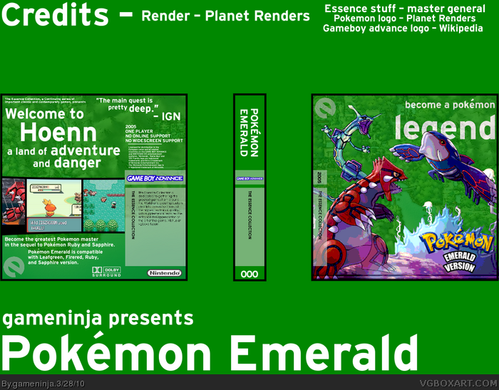 Download Pokemon: Ultimate Emerald Commemorative Edition(GBA game