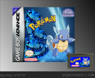 Pokemon Blue Version box art cover