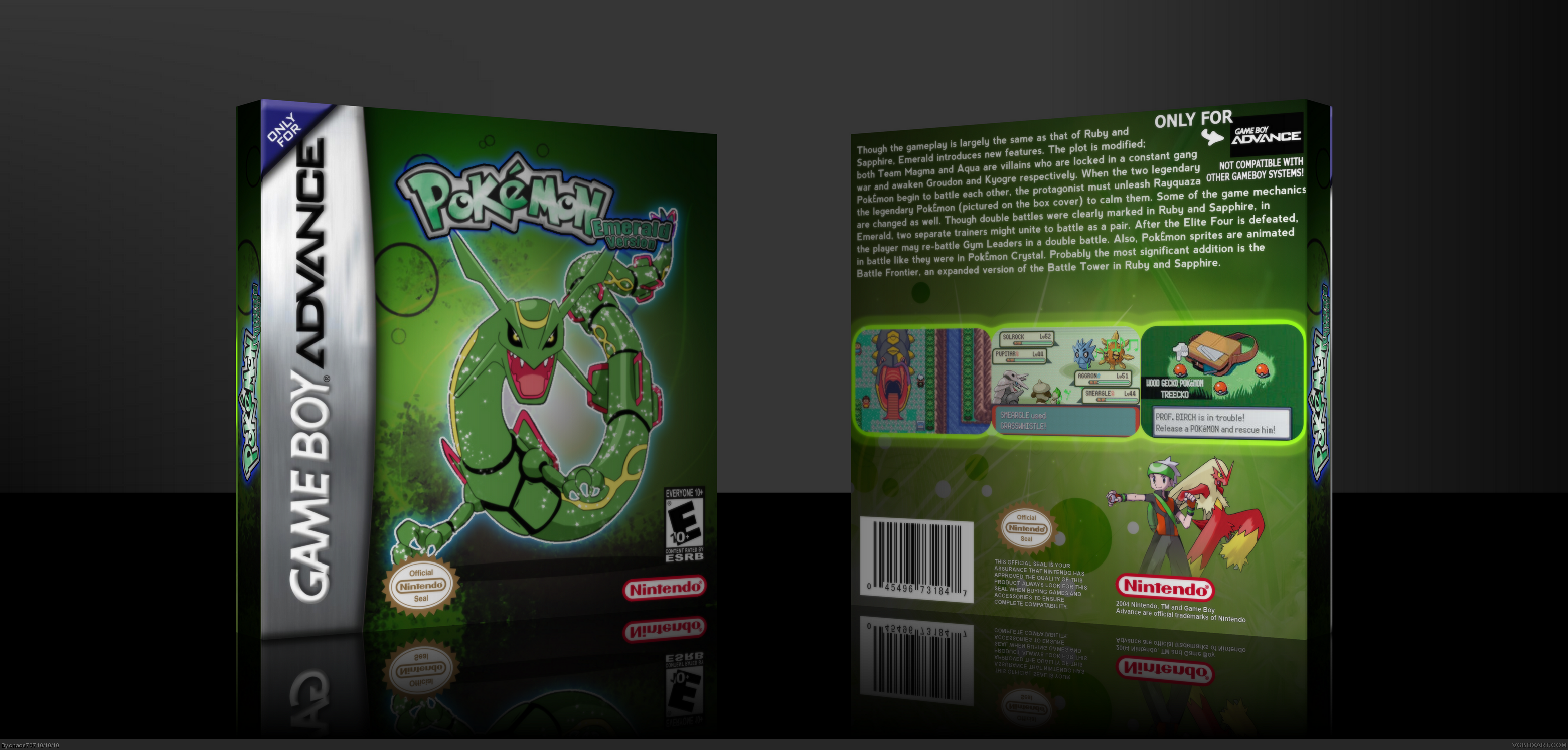 Pokemon Emerald box cover