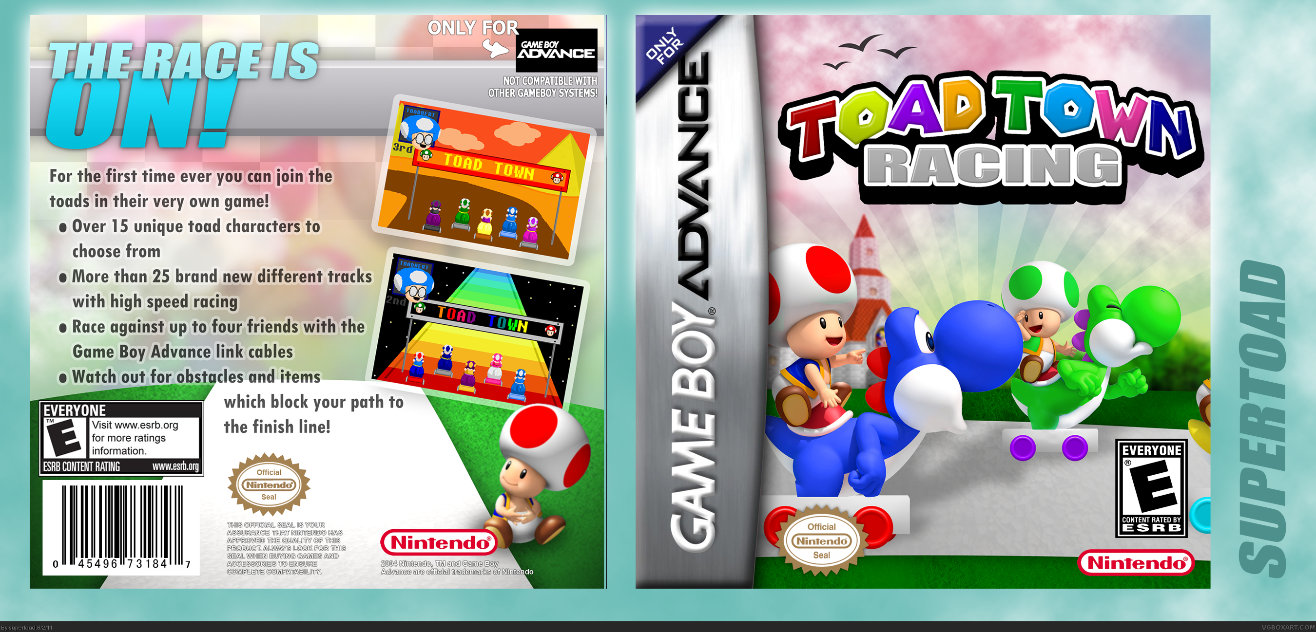 Toad Town Racing box cover