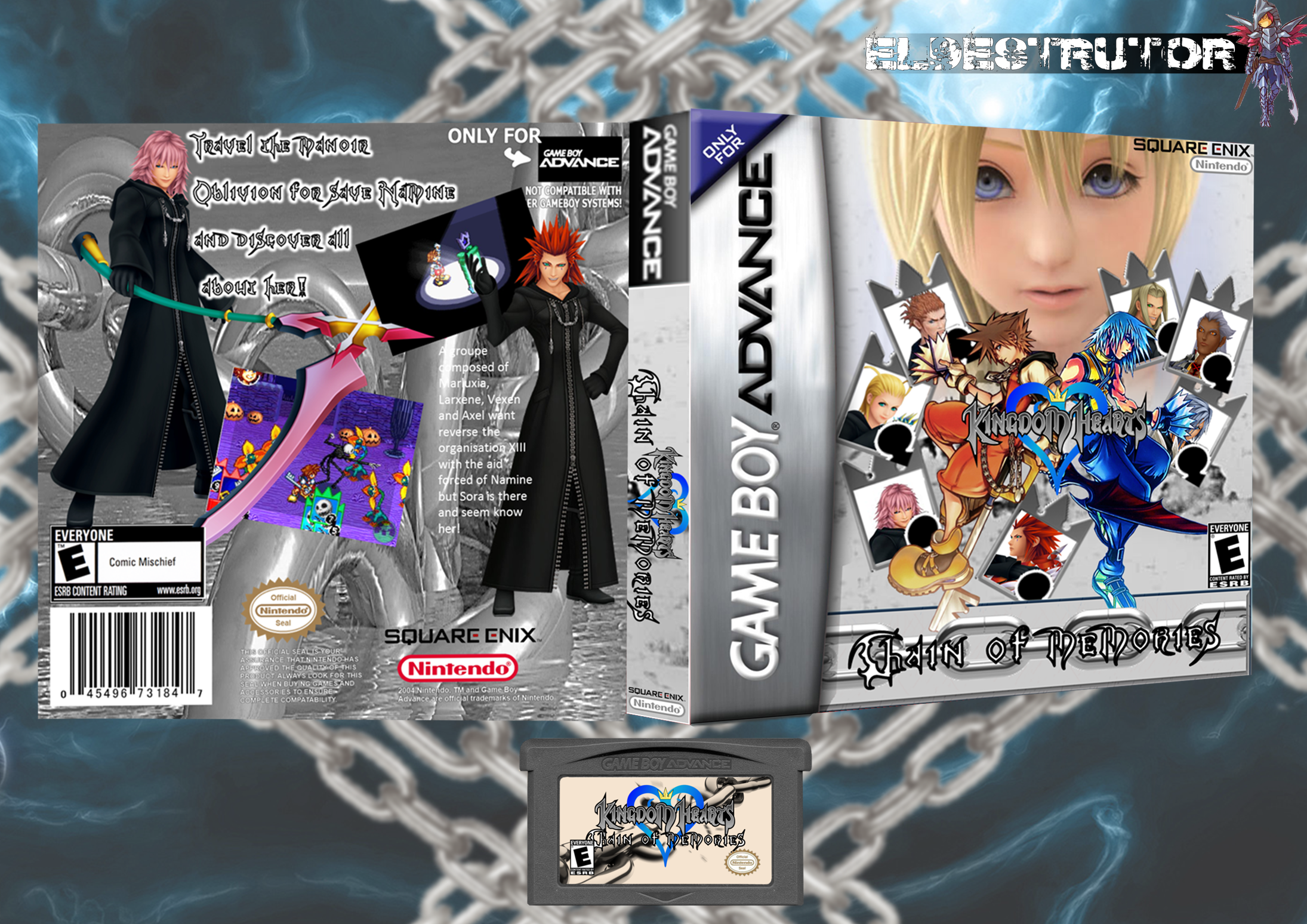Kingdom Hearts Chain of Memories box cover
