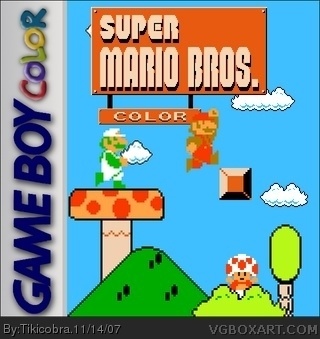 Super Mario Bros Color box cover