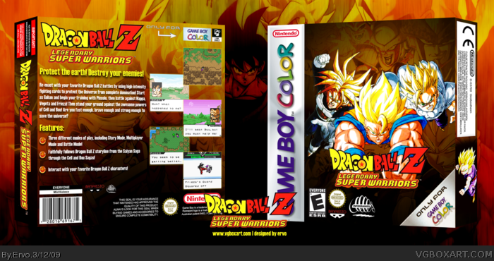 Dragon Ball Z: Legendary Super Warriors box art cover