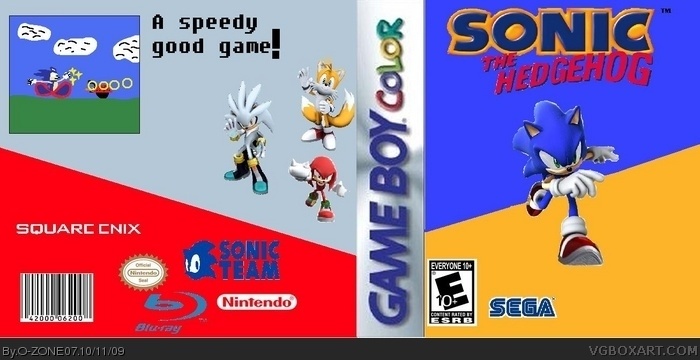 Sonic the Hedgehog on Gameboy Color GBC #gameboy #nintendo #gameboycolor  #gameboyadvance #sonic 