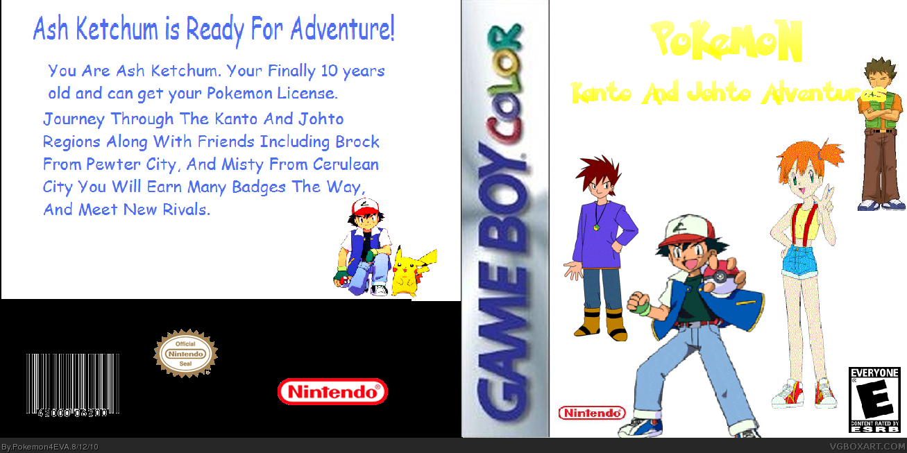 Pokemon Kanto And Johto Adventures box cover