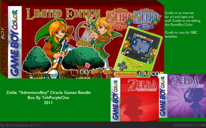 Zelda Oracle Bundle box art cover