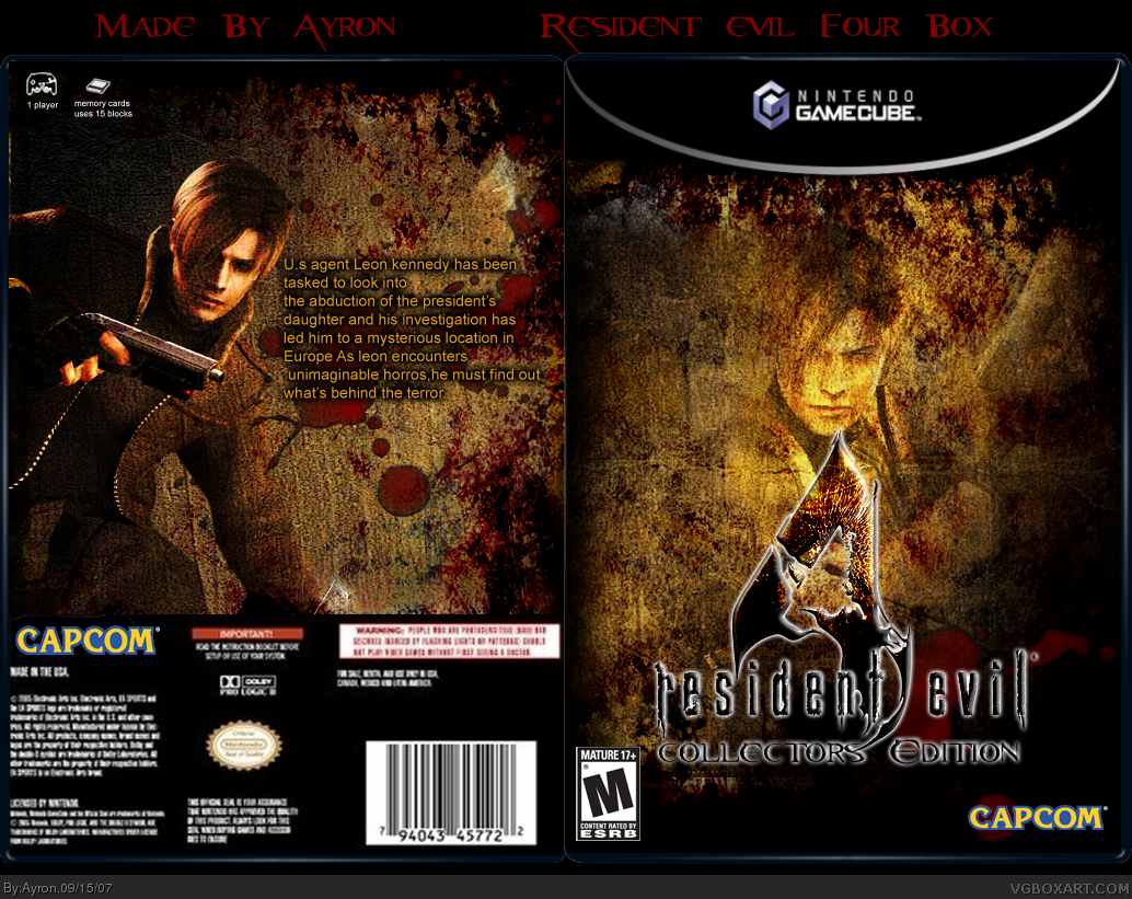 The Amazing Resident Evil 4 Variant Gamecube : r/gamecollecting