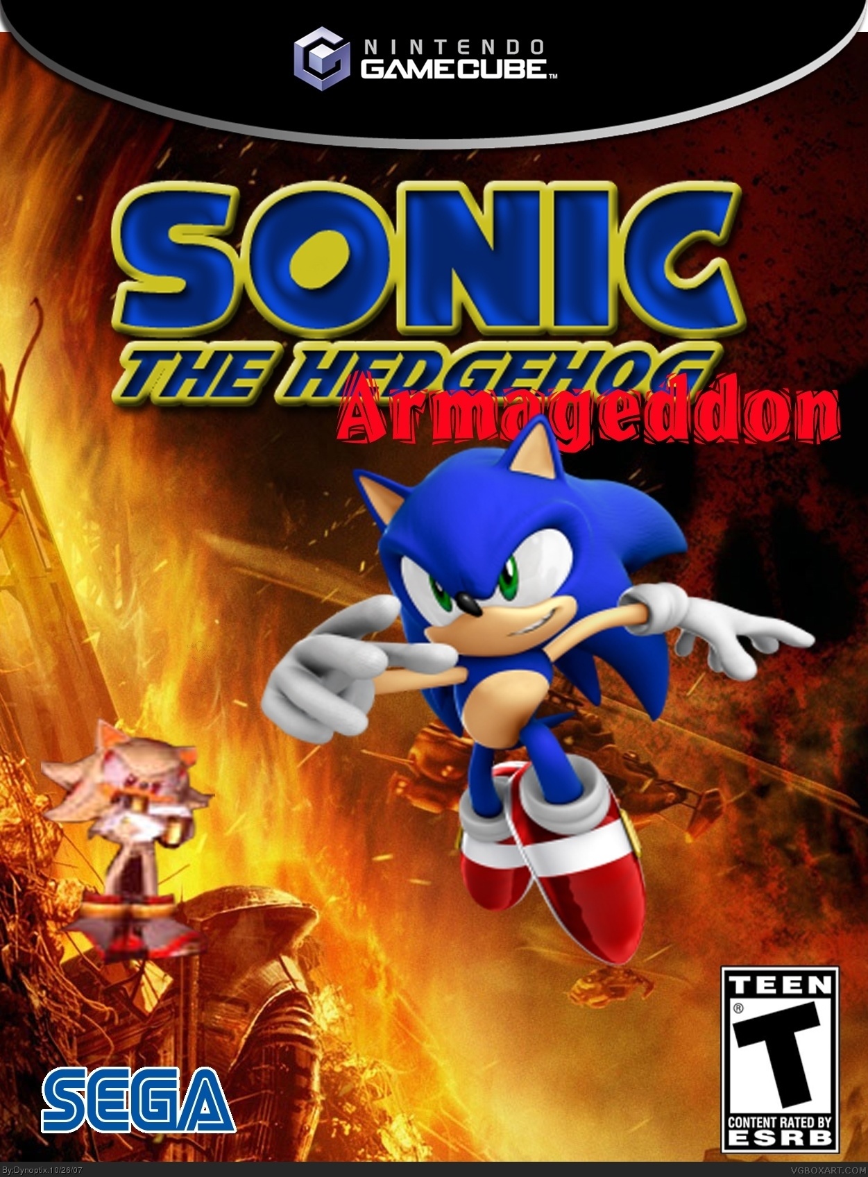 Sonic the Hedghog : Armageddon box cover