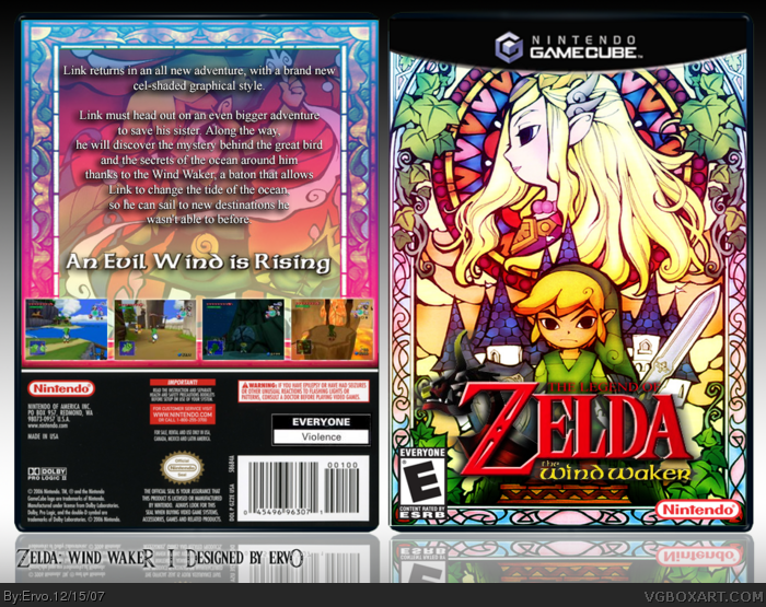 The Legend of Zelda: The Wind Waker Nintendo 3DS Box Art Cover by  TehPurpleOne