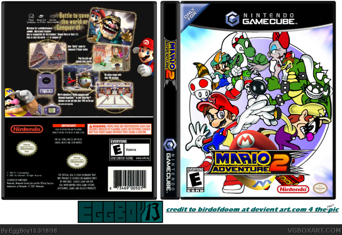 Mario Adventure 2 box art cover