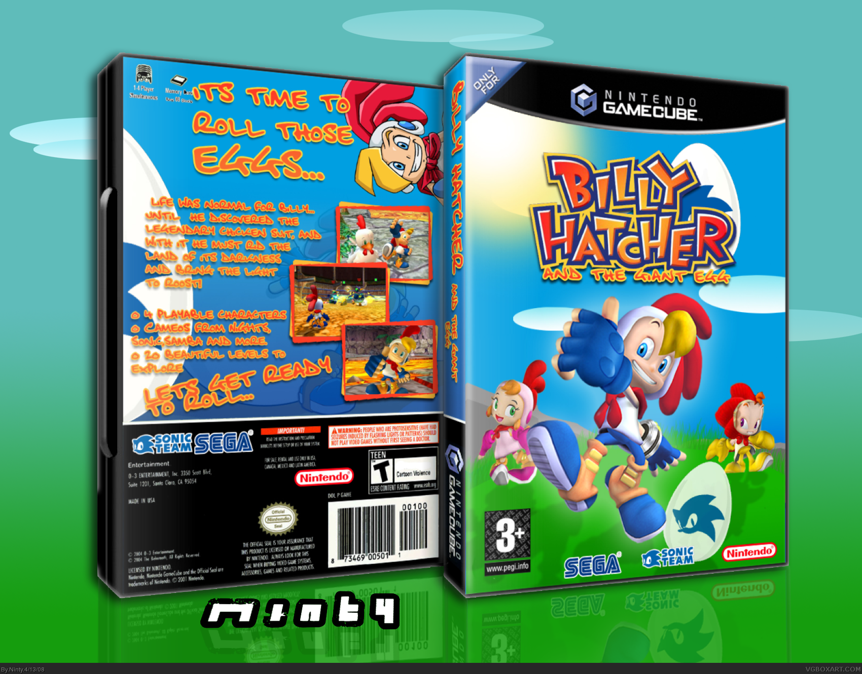 Billy Hatcher and The Giant Egg box cover