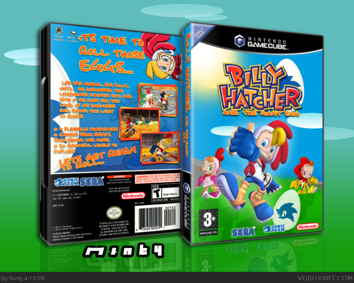 Billy Hatcher and The Giant Egg box art cover