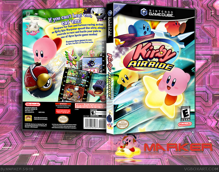 Kirby Air Ride GameCube Box Art Cover by MARKER