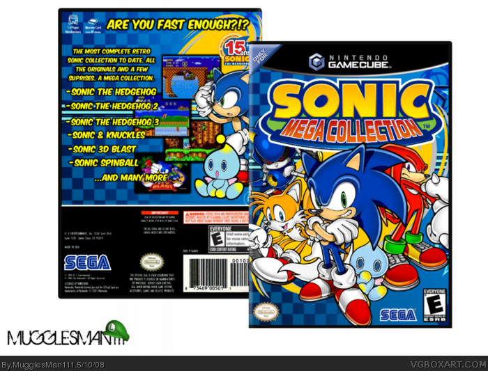 Sonic Mega Collection box art cover