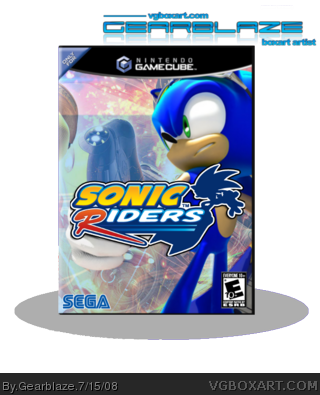 Sonic Riders box cover