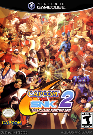 Capcom vs SNK 2 box cover