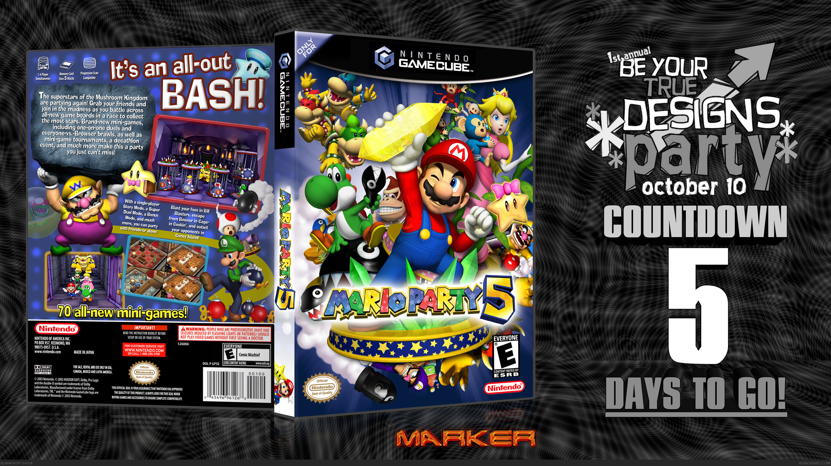 Mario Party 5 box cover