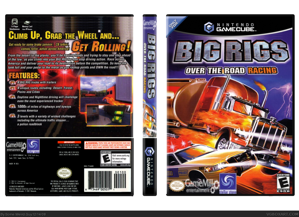 Big Rigs: Over the Road Racing box cover