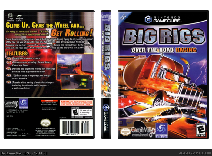 Big Rigs: Over the Road Racing box art cover