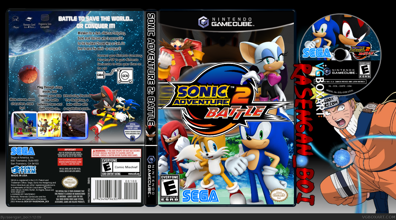 Соник адвенчер андроид. Sonic Adventure 2 ps4 диск. Sonic Adventure 2 Xbox 360. Nintendo 2 Sonic Adventure 2. Sonic Adventure 2 - Battle GAMECUBE обложка.