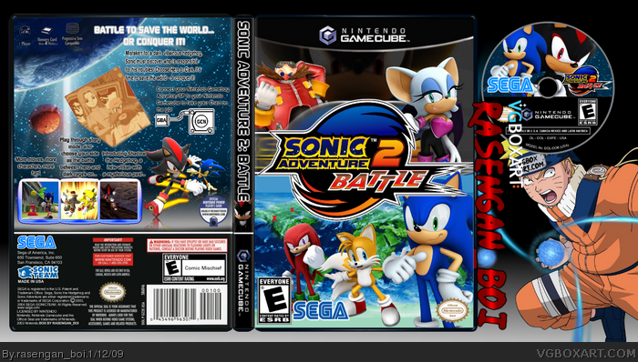 Sonic Adventure 2 Battle (Nintendo GameCube, 2004) With Manual