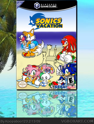 Sonic's Vacation box art cover