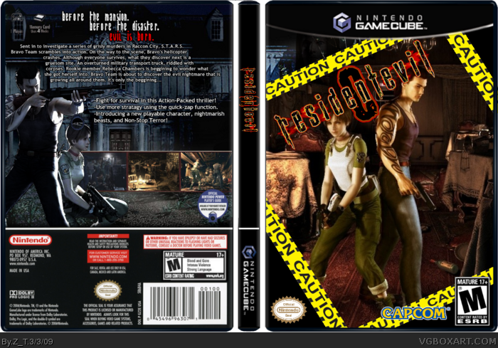 Resident Evil 0 box art cover