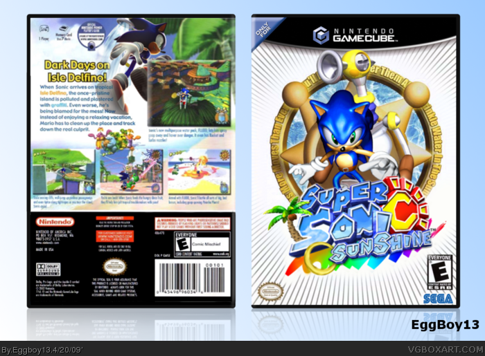 Super Sonic Sunshine box art cover