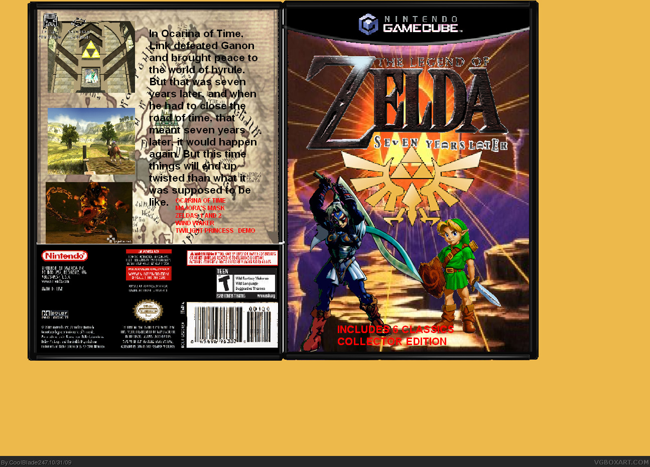 The Legend of Zelda: Seven Years Later box cover