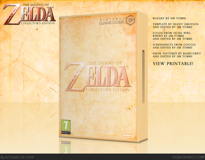 The Legend of Zelda: Collector's Edition box art cover