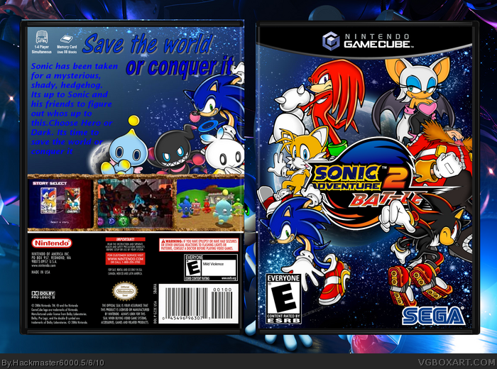 Sonic Adventure 2 Battle (Nintendo GameCube, 2004) Complete With