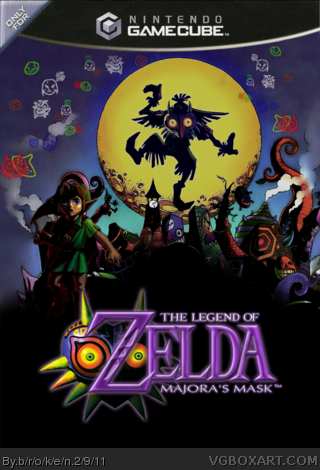 Monumental Skærpe Stirre The Legend of Zelda: Majora's Mask GameCube Box Art Cover by b/r/o/k/e/n
