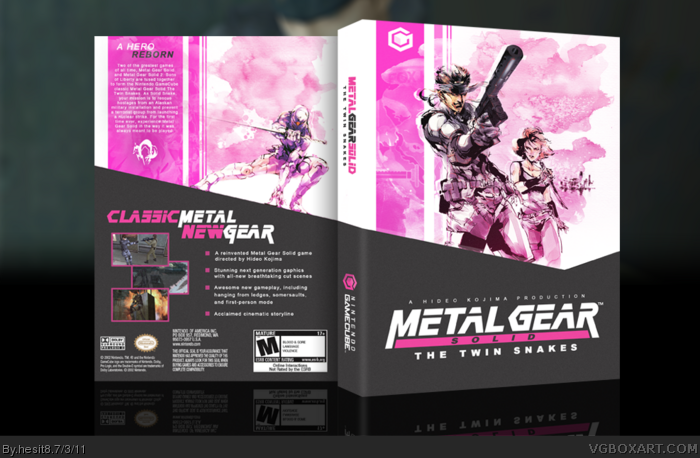 Metal Gear Solid: The Twin Snakes box art cover