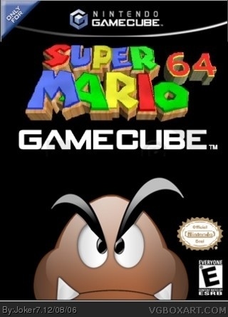 Super Mario 64: Gamecube Version box cover