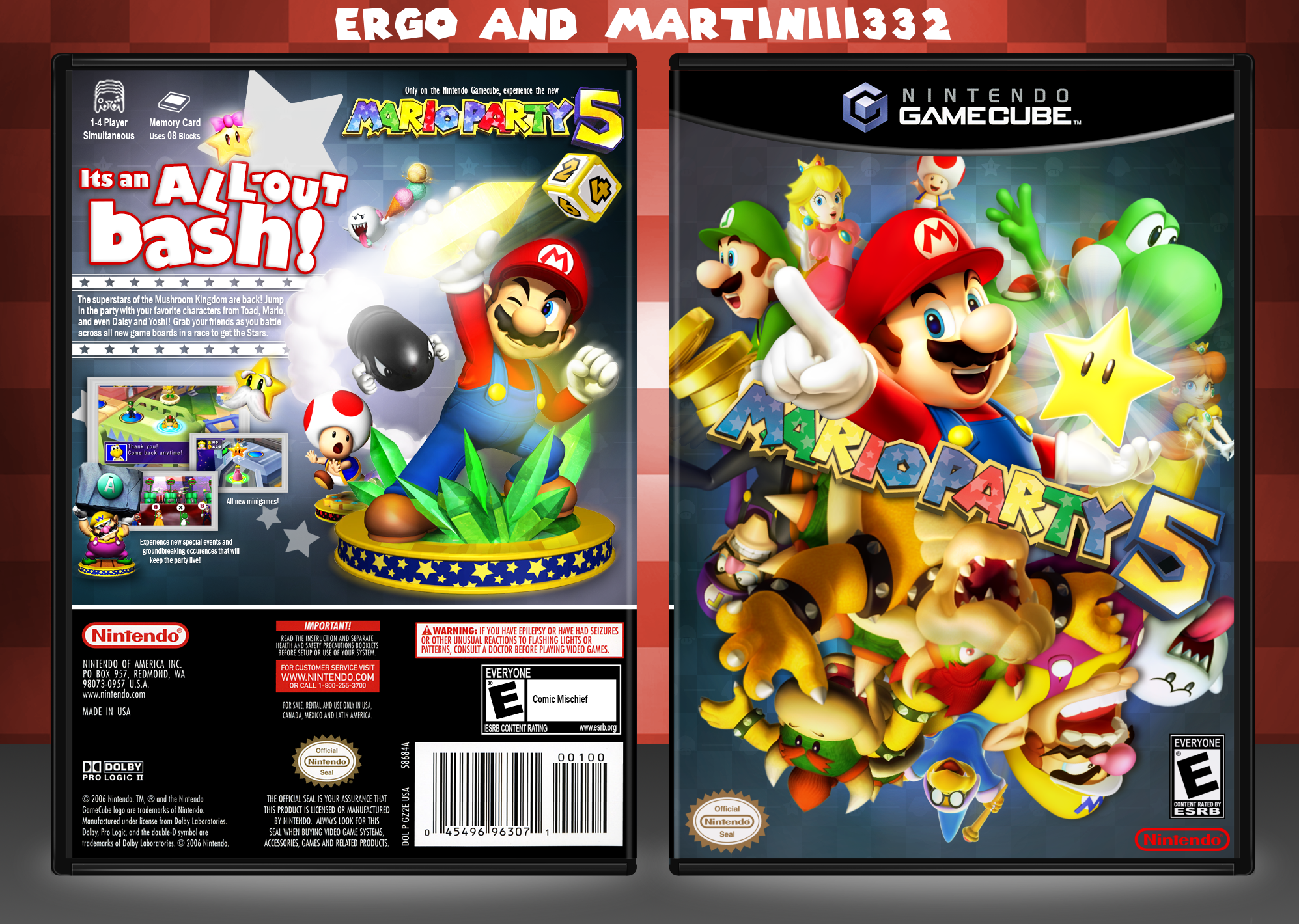 Mario Party 5 box cover