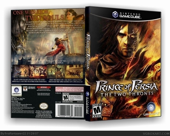  Prince of Persia The Two Thrones - Gamecube : Unknown: Video  Games