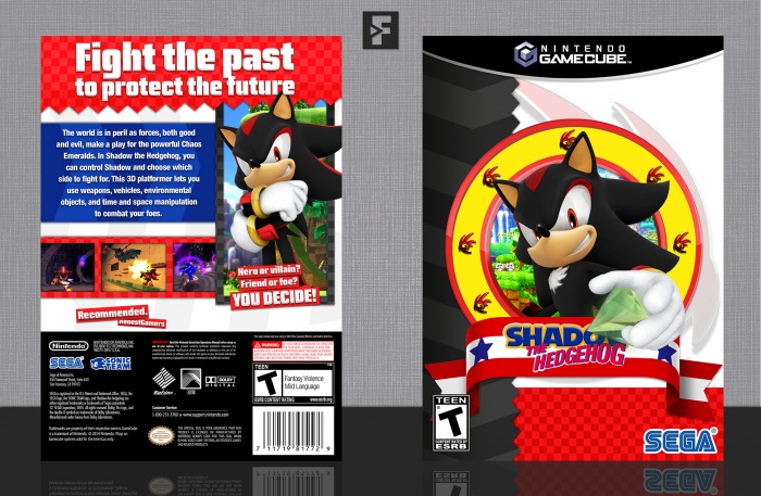 Shadow the Hedgehog box art cover