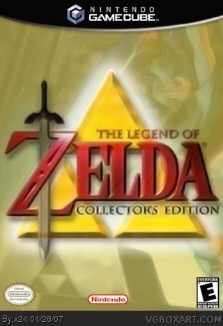 The Legend of Zelda: Ocarina of Time Collector's Edition GameCube Box Art  Cover by Sonic the Hedgehog