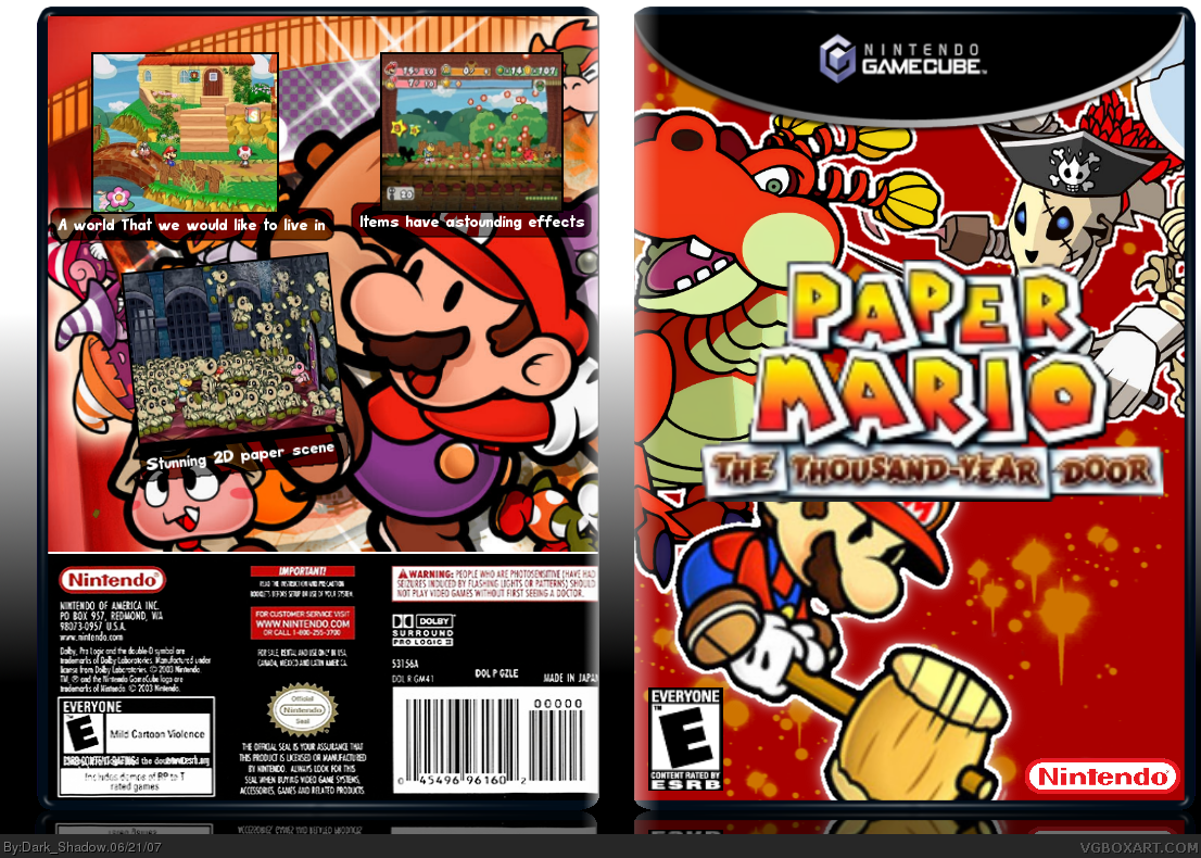 Paper Mario: The Thousand-Year Door box cover