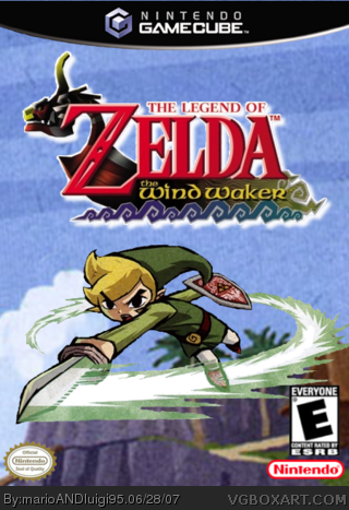 The Legend of Zelda: Ocarina of Time GameCube Box Art Cover by Elixir