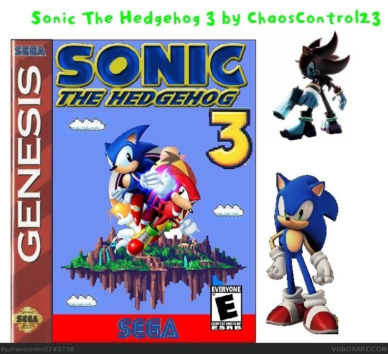 Sonic the Hedgehog 3 box cover