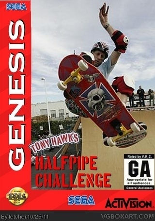 Tony Hawk's Halfpipe Challenge box art cover