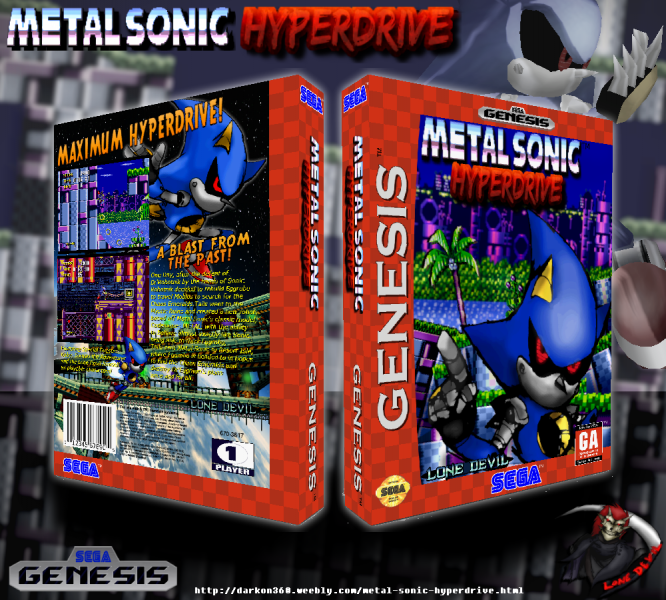 Metal Sonic Hyperdrive (USA) box art cover