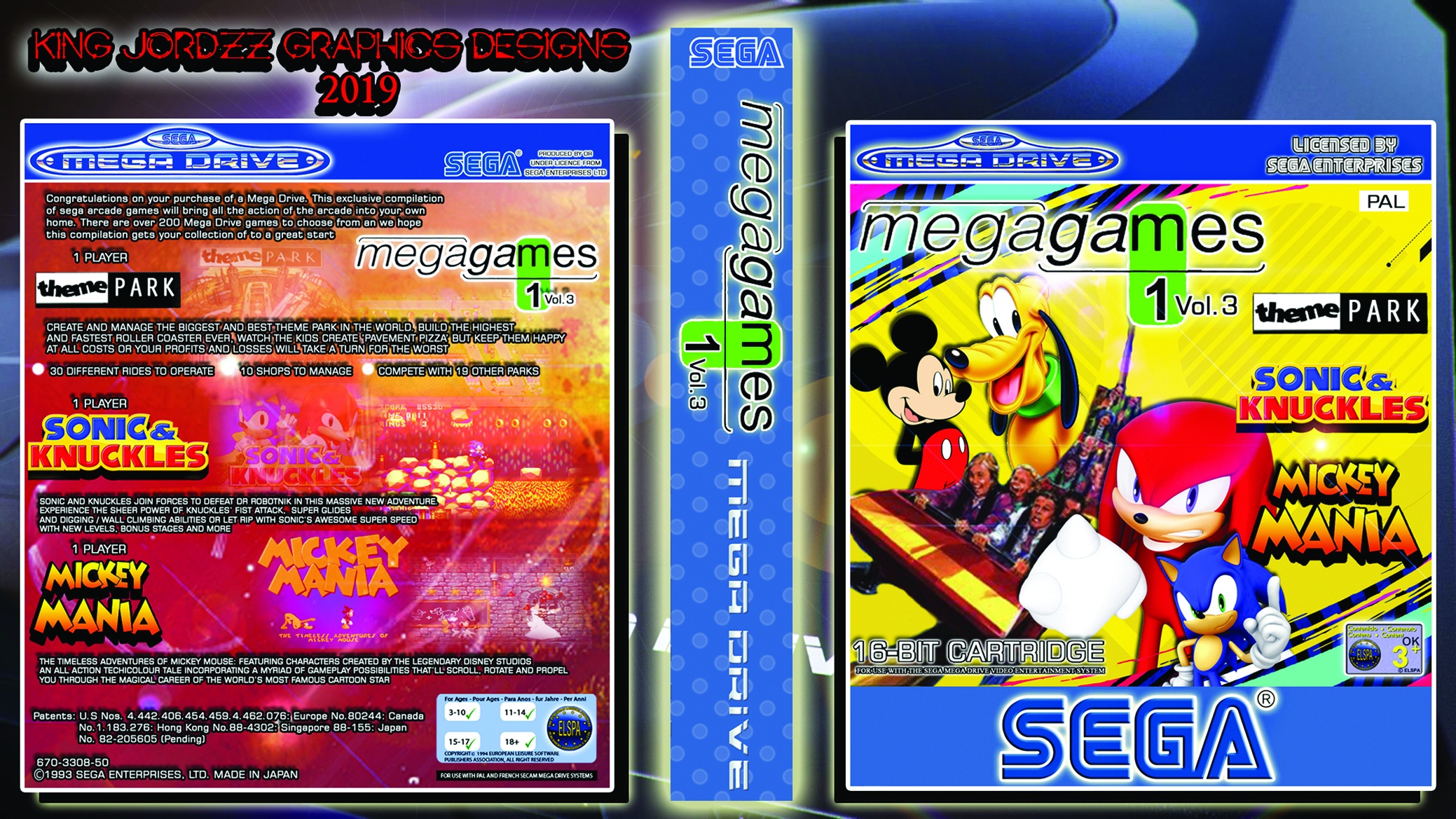 Sega: Mega Games 1 Vol.3 box cover